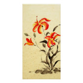 Tiger Lily - rood Perfect Poster (Voorkant)