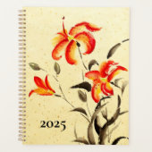 Tiger Lily - rood Planner (Voorkant)
