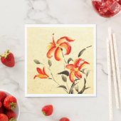 Tiger Lily - rood Servet (Insitu)