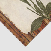 Tiger Lily Rustic Wood Collage Ontkoppeling Tissuepapier (Detail)