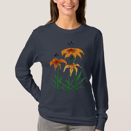 Tiger Lily Shirt met lange mouwen (Voorkant)