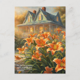 Tiger Lily Symbolism Briefkaart