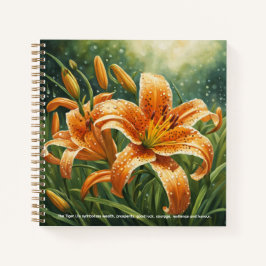 Tiger Lily Symbolism Notitieboek