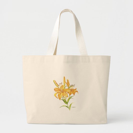 Tiger-lily tote bag (Voorkant)