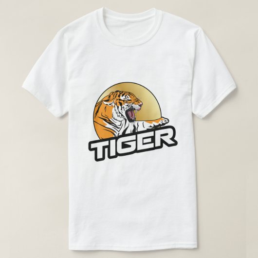 Tiger Lion Wildcat Animal T-shirt (Design voorkant)