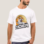 Tiger Lion Wildcat Animal T-shirt (Voorkant)