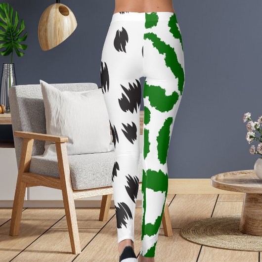 Tiger Loepard Big Cat Pattern Spots Print Dier Leggings