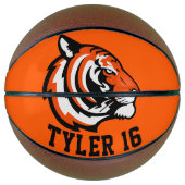 Tiger Logo Mini Basketbal (Voorkant)