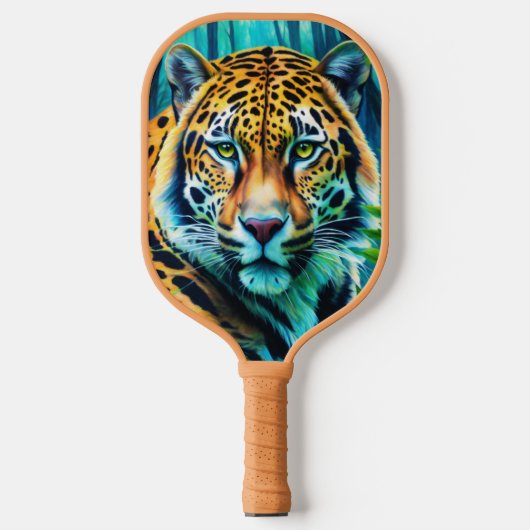Tiger Logo Protective Neoprene Cover Pickleball Paddle (Voorkant)