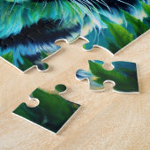 Tiger Logo Puzzle | Powerful Wild Tiger Jigsaw Puz Legpuzzel (Zijkant)