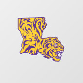 Tiger Louisiana venstersticker Raamsticker (Vel)