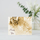 ,Tiger Love_ Briefkaart (Staand voorkant)