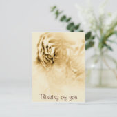 ,Tiger Love_ Briefkaart (Staand voorkant)
