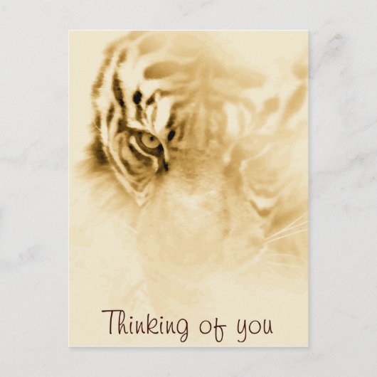 ,Tiger Love_ Briefkaart (Voorkant)