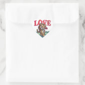 Tiger Love Heart Stickers (Tas)