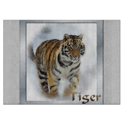 Tiger Lovers Art Snijplank (Voorkant)