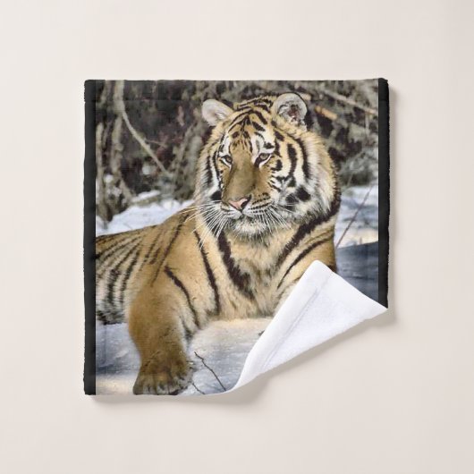 Tiger Lovers Bad Handdoek (Wasdoekje)
