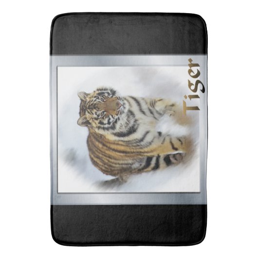Tiger Lovers Badmat (Voorkant Verticaal)