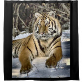 Tiger Lovers Douchegordijn (Voorkant)
