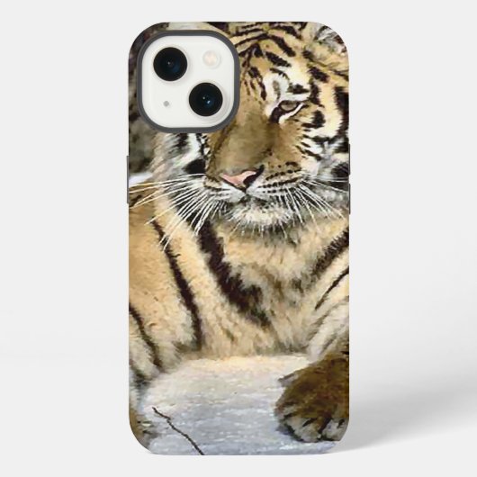 Tiger Lovers iPhone Hoesje (Achterkant)