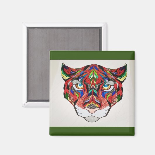 Tiger Magnet (Voorkant / Achterkant)