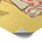 Tiger Man en Japanse afdruk vrouw Poster (Hoek)