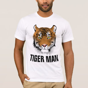 TIGER MAN MANNEN T-Shirts en Gym Shirten