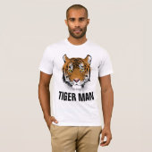 TIGER MAN MANNEN T-Shirts en Gym Shirten (Voorkant volledig)