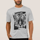 Tiger Mannen Activewear Sport-Tek Competitor Silve T-shirt (Voorkant)