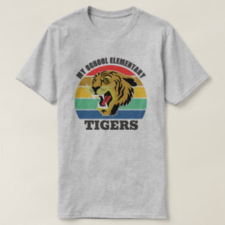 Tiger Mascot School Sjabloon T-Shirt