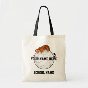 Tiger mascot Volleyball canvas tas