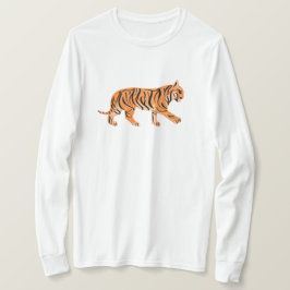 Tiger met lange mouw t-shirt