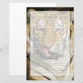 Tiger Michigan Zoo Briefpapier (Voorkant / Achterkant)