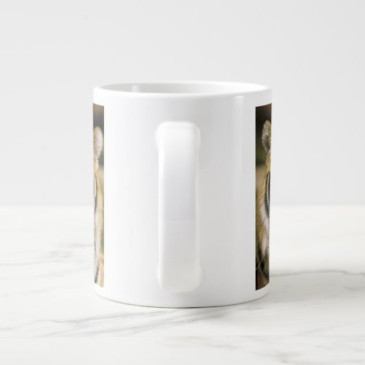 Tiger Michigan Zoo Grote Koffiekop (Achterkant)