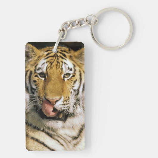 Tiger Michigan Zoo Sleutelhanger (achterkant)