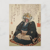 Tiger Monk Meditating Briefkaart (Voorkant)