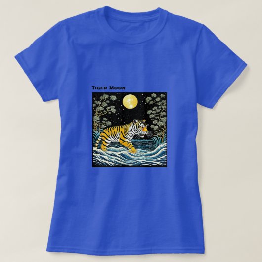 Tiger Moon T-shirt (Design voorkant)