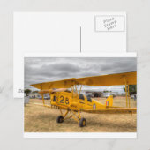 Tiger Moth 80th Jubileum Fly-in Briefkaart (Voorkant / Achterkant)