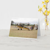 Tiger Moth 80th Jubileum Fly-in Kaart (Gele Bloem)