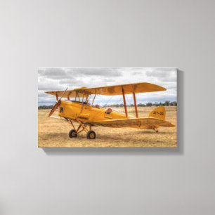 Tiger Moth Canvas Afdruk