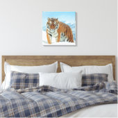 Tiger Mountains Winter Snow Natuur Photo Canvas (Insitu (Slaapkamer))