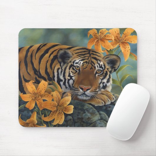 Tiger Mousemat Muismat (Met muis)