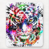 Tiger Mousepad | Colorful Tiger Muismat (Voorkant)