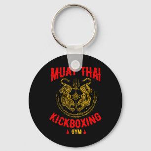 Tiger Muay Thai Kickboksen Gym MMA Trainingscadeau Sleutelhanger