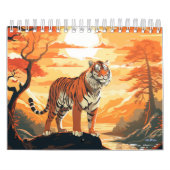 tiger muurkalender 2026 kalender (Hoes)