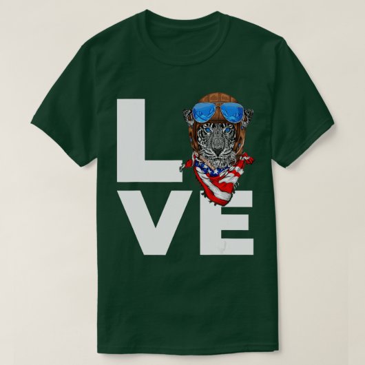 Tiger Natuur Lover Safari Wildlife Animal Zookeepe T-shirt (Design voorkant)
