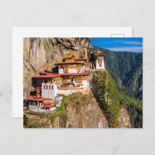 Tiger Nest Monastery Briefkaart (Voorkant / Achterkant)