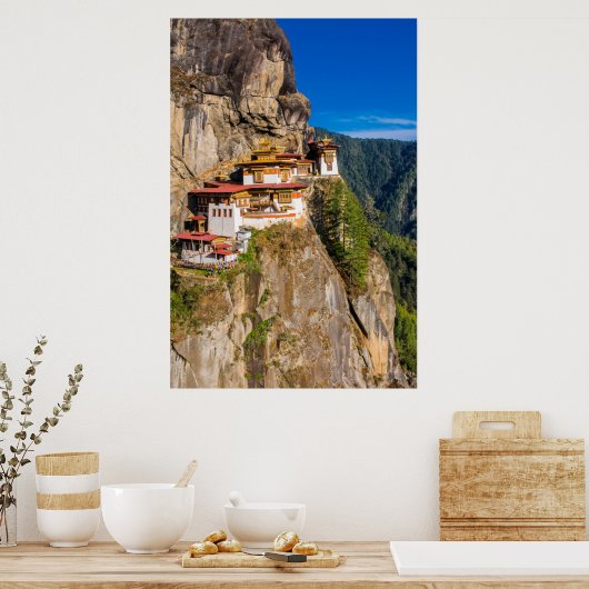 Tiger Nest Monastery Poster (Keuken)