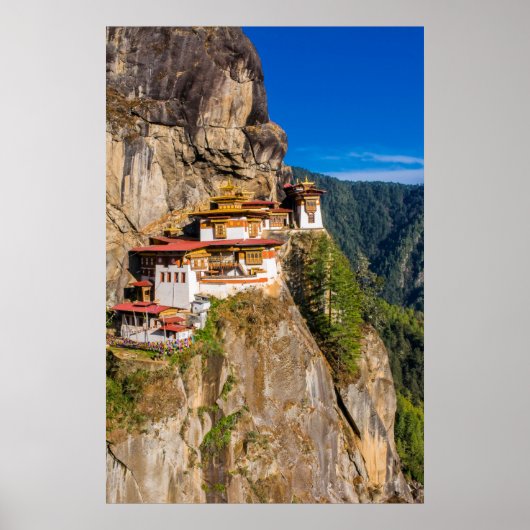 Tiger Nest Monastery Poster (Voorkant)