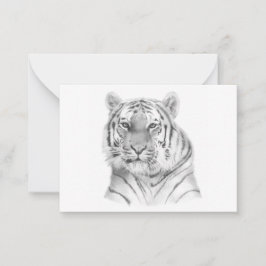 Tiger Note Kaart Notitiekaartje